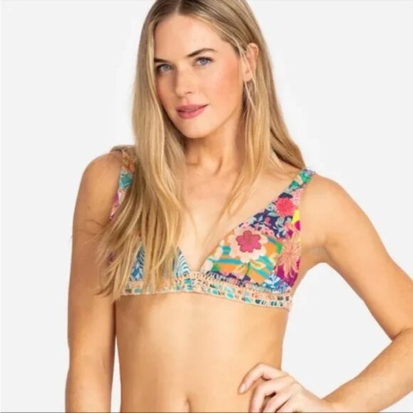 Johnny Was Tropical Floral Bikini XXL Caribbean Multi - Picture 14 of 15